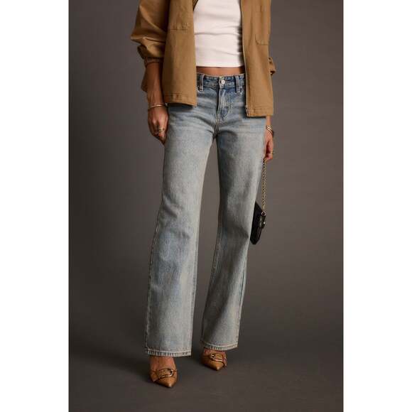 12th Tribe Cora Vintage Light Denim Low Rise Jeans Size 2626 - Picture 2 of 3